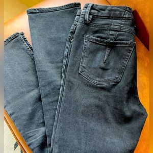 Good American Crop Black Jeans 28/6